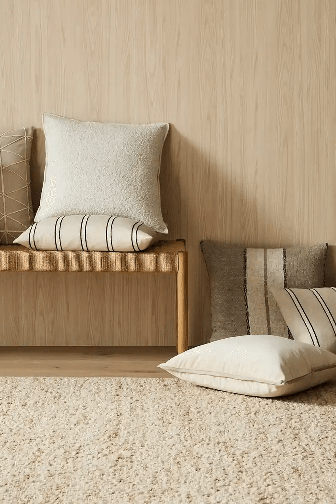 Weave Home Ottavio Cushion - Natural