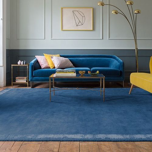 The Rug Company | Bay Blue Silk by Farrow and Ball