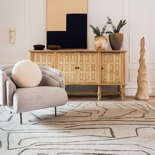 The Rug Company | Tableau Pewter by Kelly Wearstler