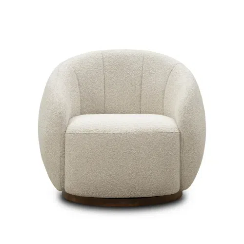 Lark Swivel Armchair - Copenhagen Grey