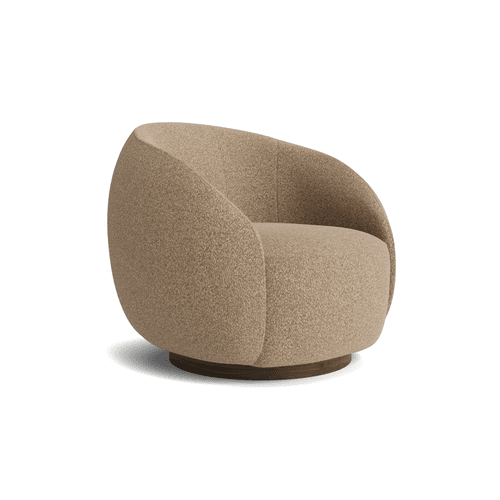 Lark Swivel Armchair - Copenhagen Espresso