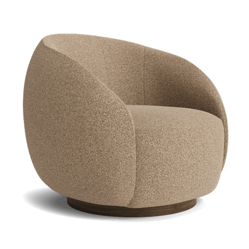 Lark Swivel Armchair - Copenhagen Espresso