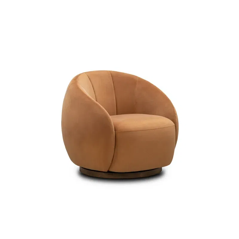 Lark Swivel Armchair - Opal Ochre
