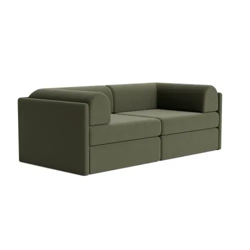 Addy 3 Seater Sofa - Eden Leaf