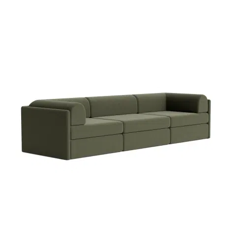 Addy 4 Seater Sofa - Eden Leaf