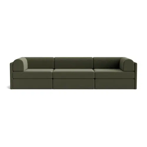 Addy 4 Seater Sofa - Eden Leaf