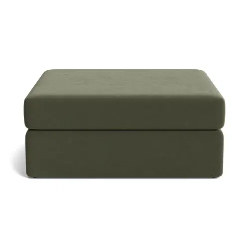 Addy Ottoman - Eden Leaf