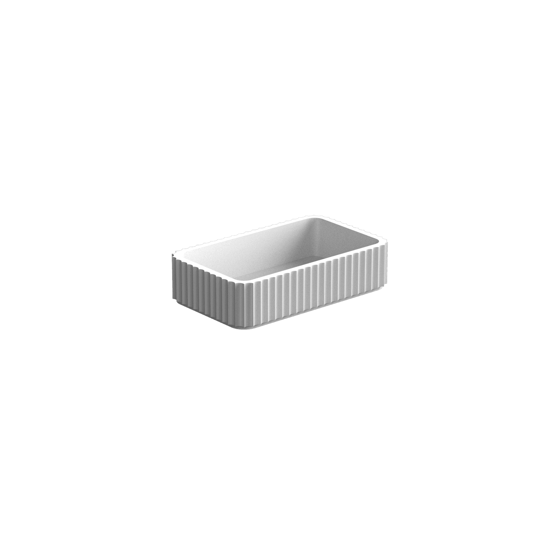 Doric 500 Rectangle Vessel Basin