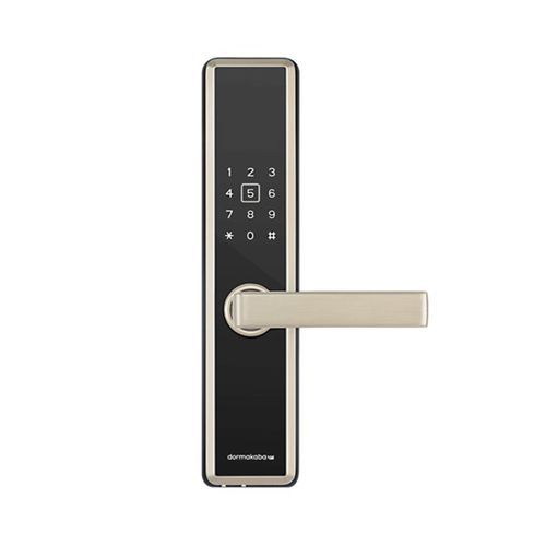 Dormakaba M5 Digital Smart Door Lock Matt Nickel with Black Silver Trim DKM5BLENIB