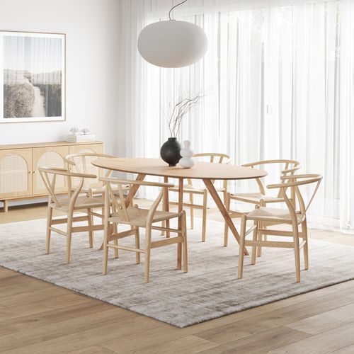 Carol Oval Dining Table | Natural Oak