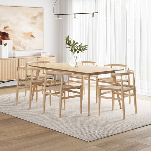 Bruno 180cm Dining Table | Natural Oak