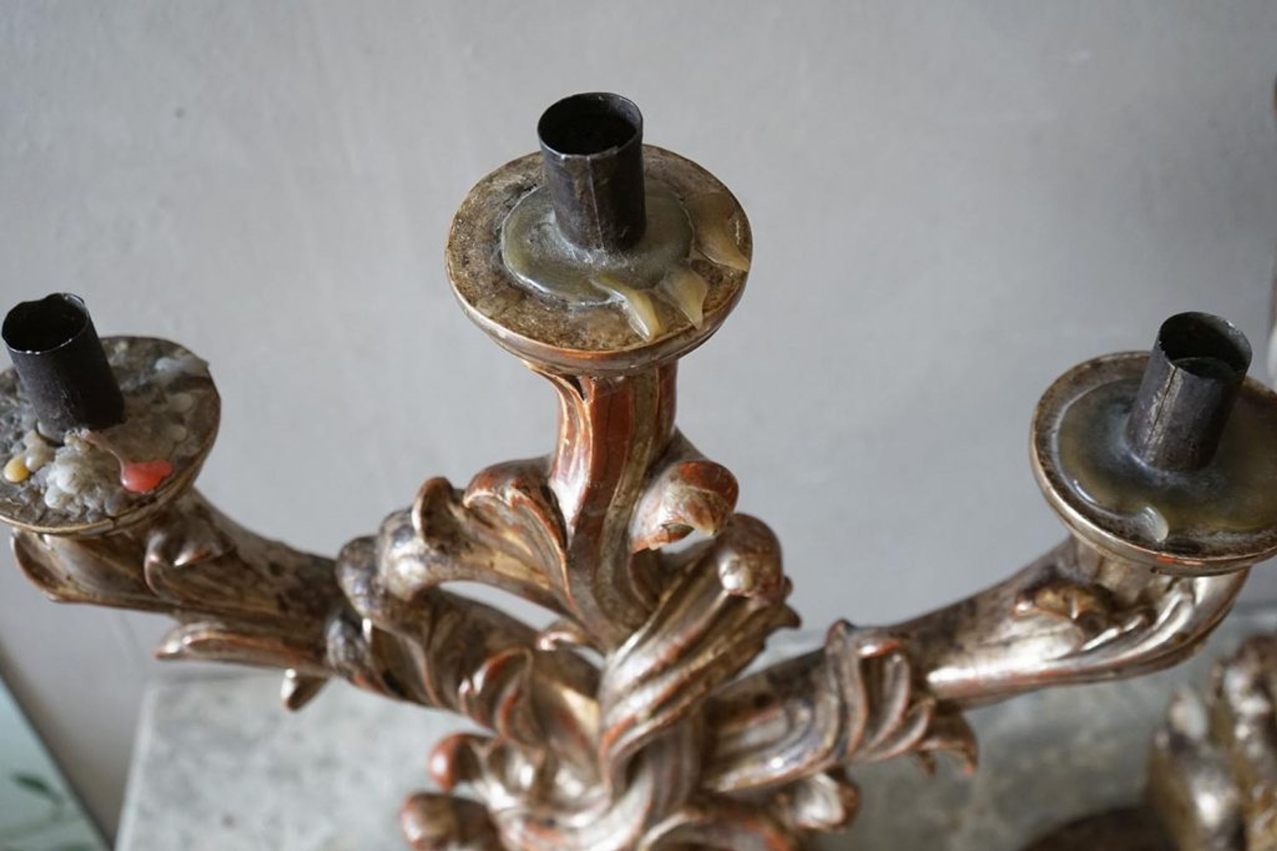 Italian Rococo Candlesticks (Pair)