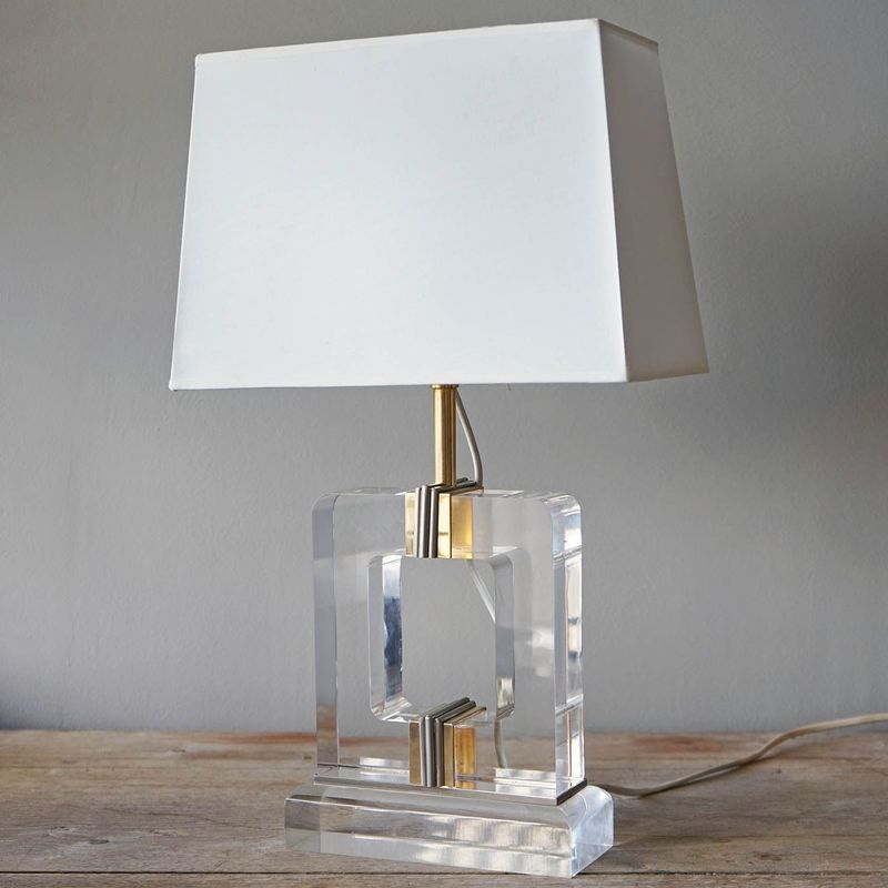 Mid-Century Lucite Lamp