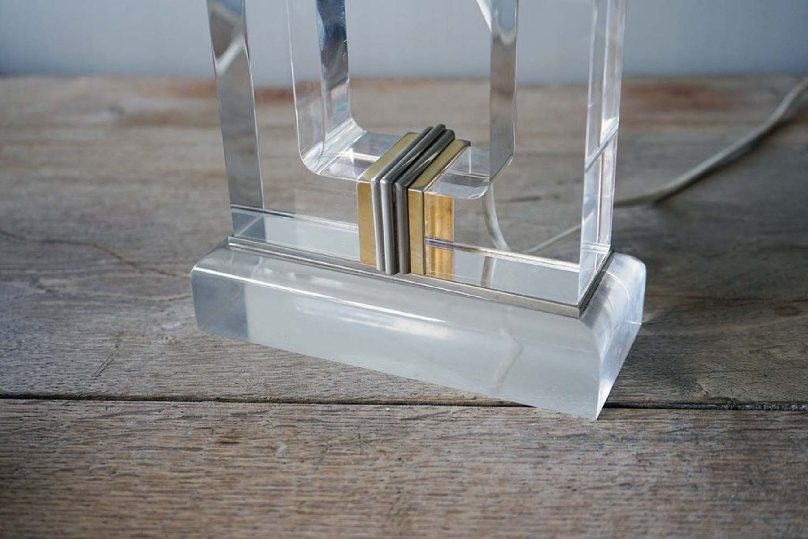 Mid-Century Lucite Lamp