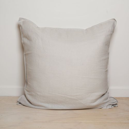 100% French Flax Linen Euro Pillowcase- Cloud