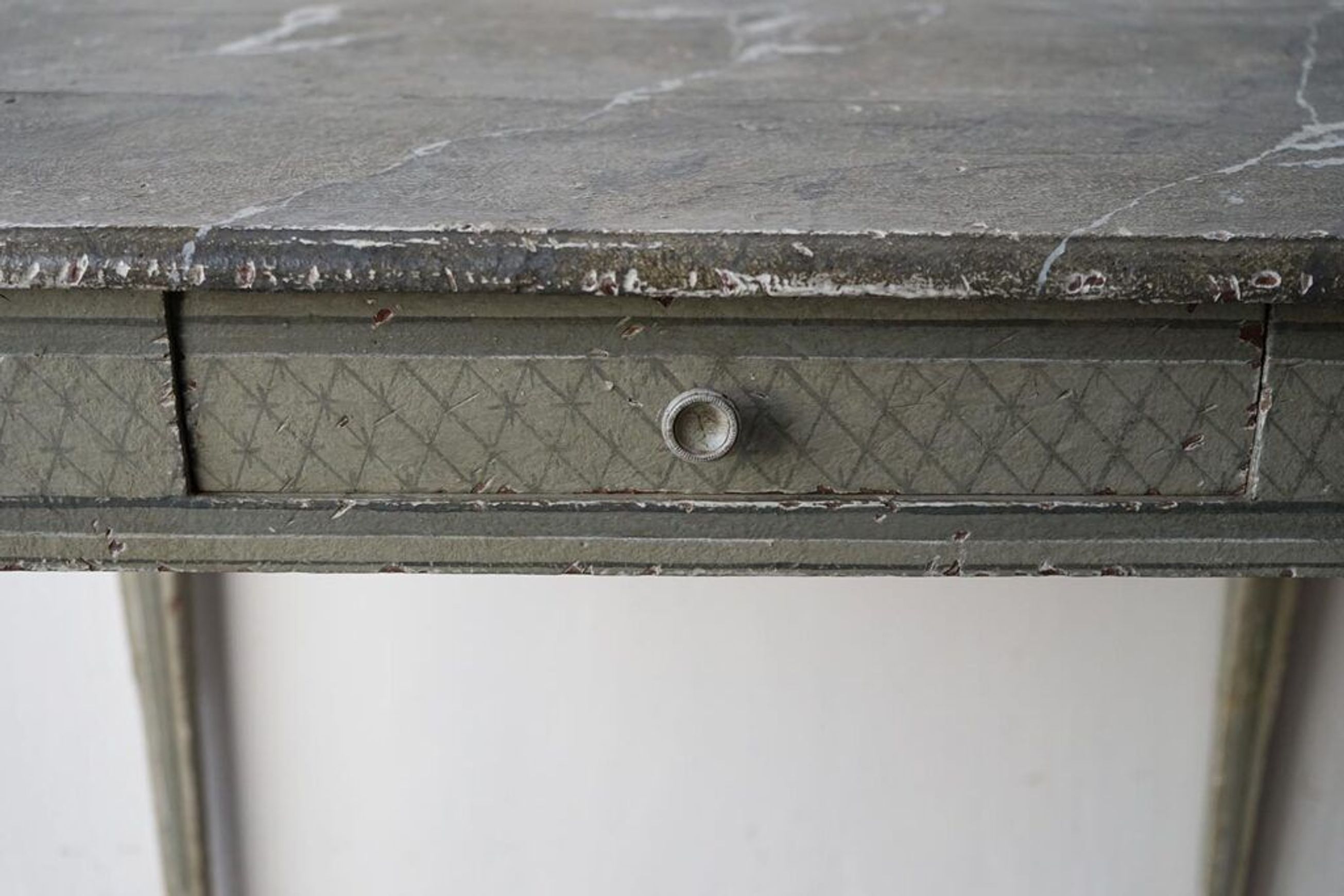French Louis XVI Painted Desk
