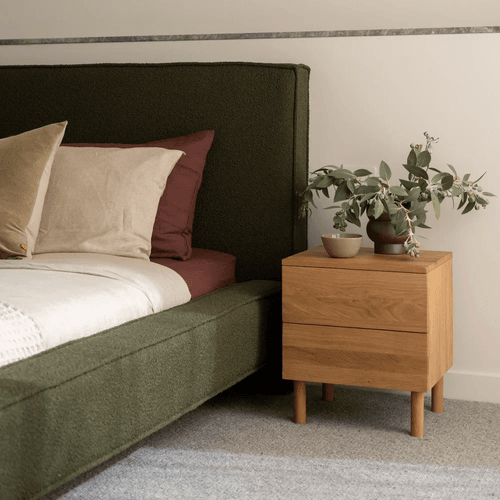 Harmony Bedside Table - Oak