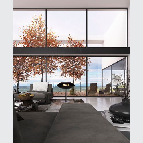 Decoflame Espoo Floor Net Zero Fireplace