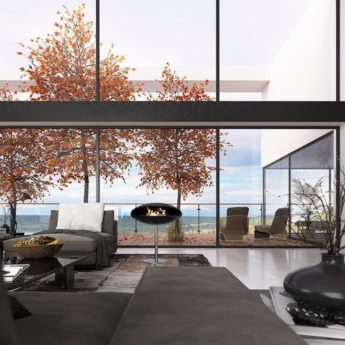 Decoflame Espoo Floor Net Zero Fireplace