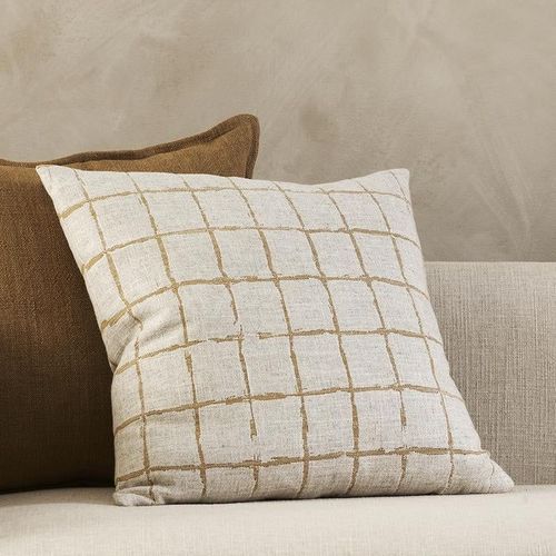 Baya Harrison Cushion - Ochre