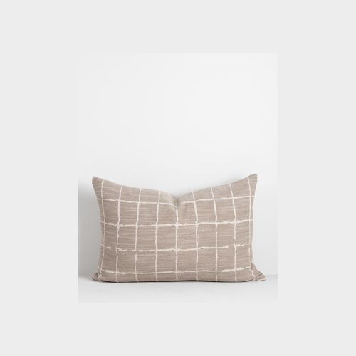 Baya Johnson Lumbar Cushion - Taupe