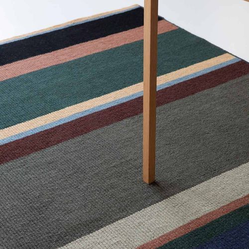 Artisan Designer Floor Rug - Stack, Green | Brink & Campman