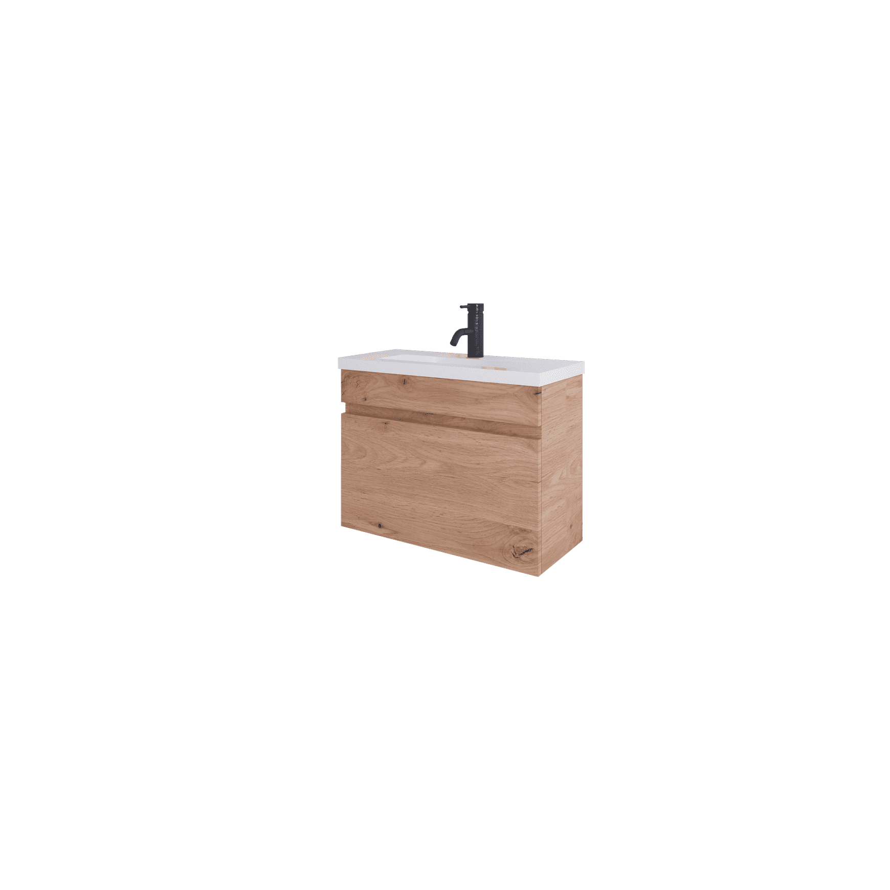 Code Lux 600 Slim Single Drawer Vanity Range