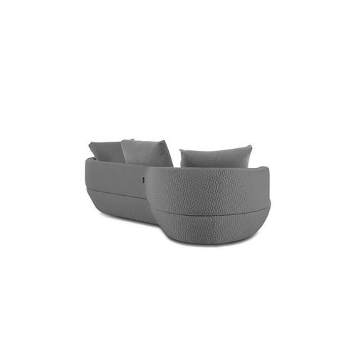 Digital Large Rounded 3-seat Sofa