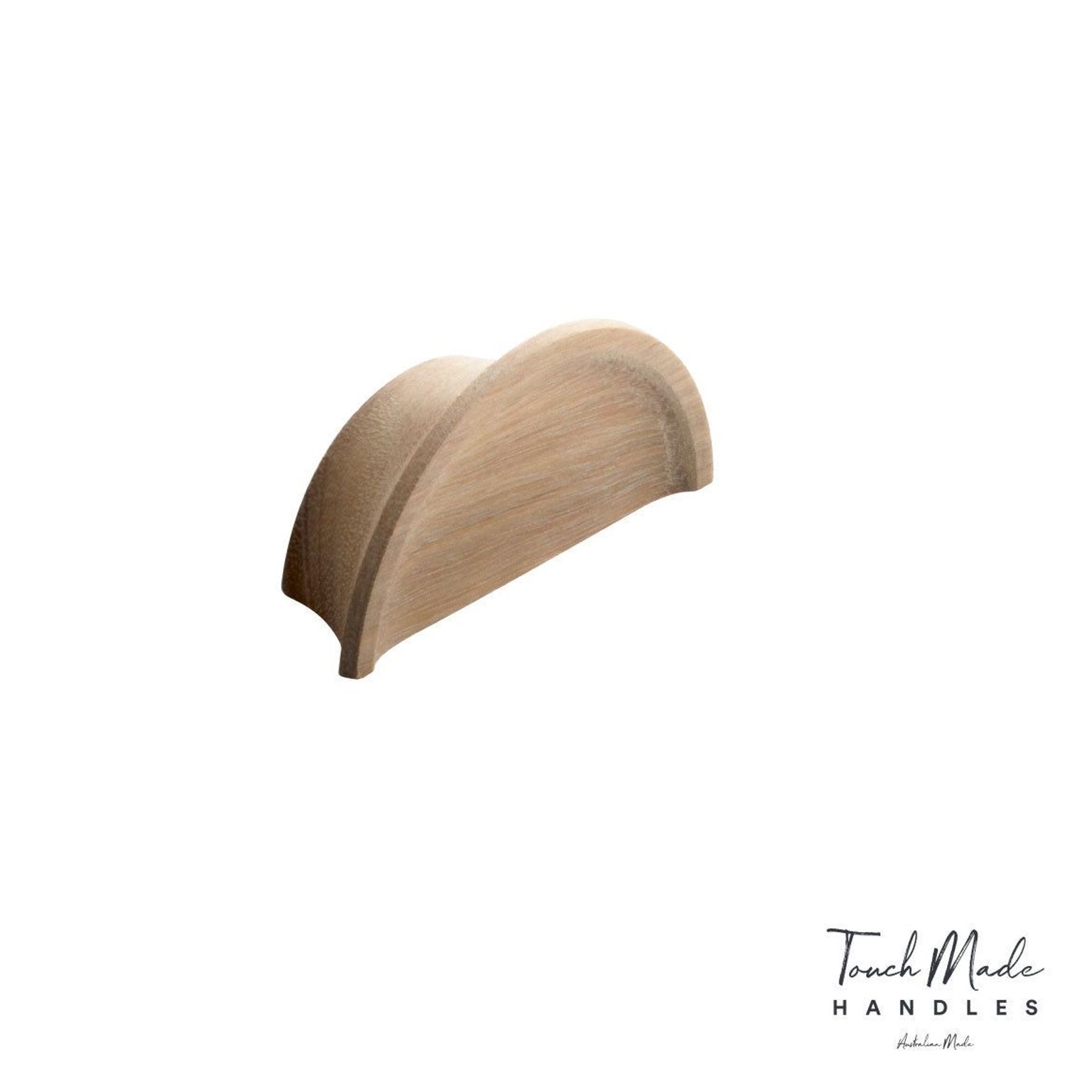 Timber Dished Semi Round Handles