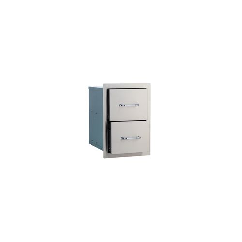 Bull Double Drawer - Stainless Steel