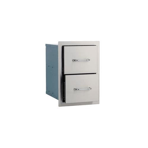 Bull Double Drawer - Stainless Steel
