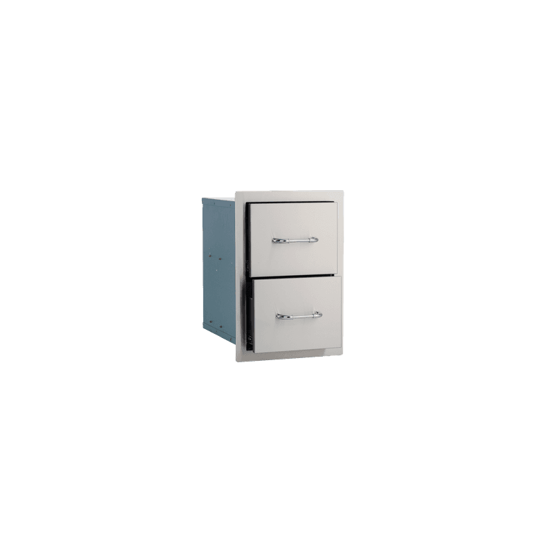 Bull Double Drawer - Stainless Steel