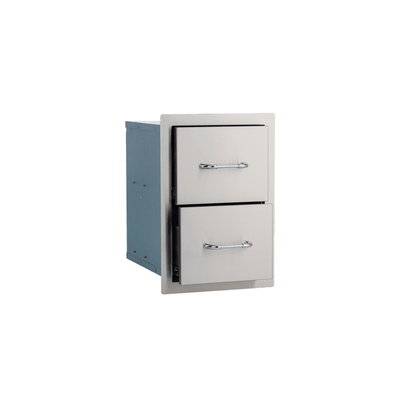 Bull Double Drawer - Stainless Steel