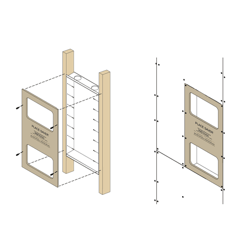 Stealth PS-22 Place Saver For LR8g, SLR8g, LRX83, B22g (Pack of 6)
