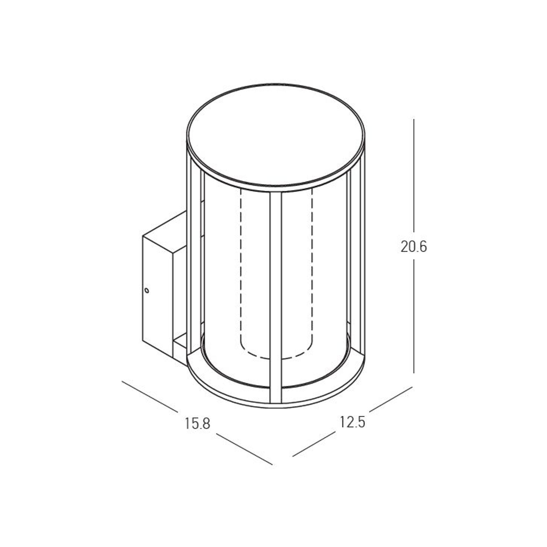 Phanos IP54 Lantern Wall