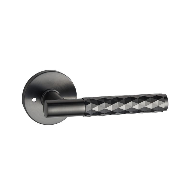 Round Low-Profile Rose in NG finish with Diamante Lever