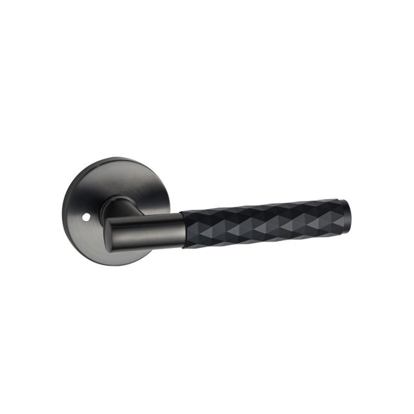 Round Low-Profile Rose in NG finish with Diamante Lever