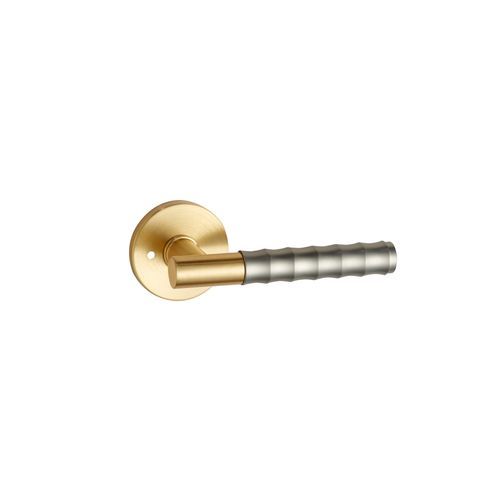 Round Low-Profile Rose in BB finish with Solido Lever