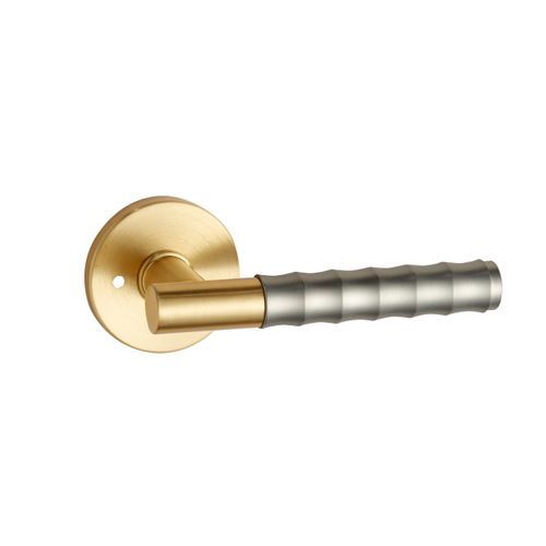 Round Low-Profile Rose in BB finish with Solido Lever