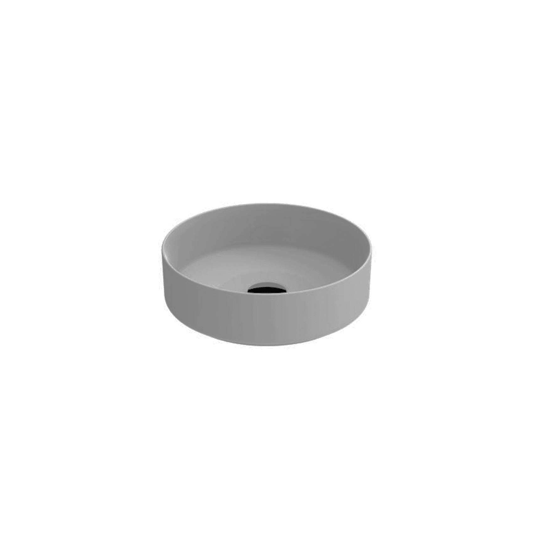 Evo 35 Round Vessel Basin Matt White