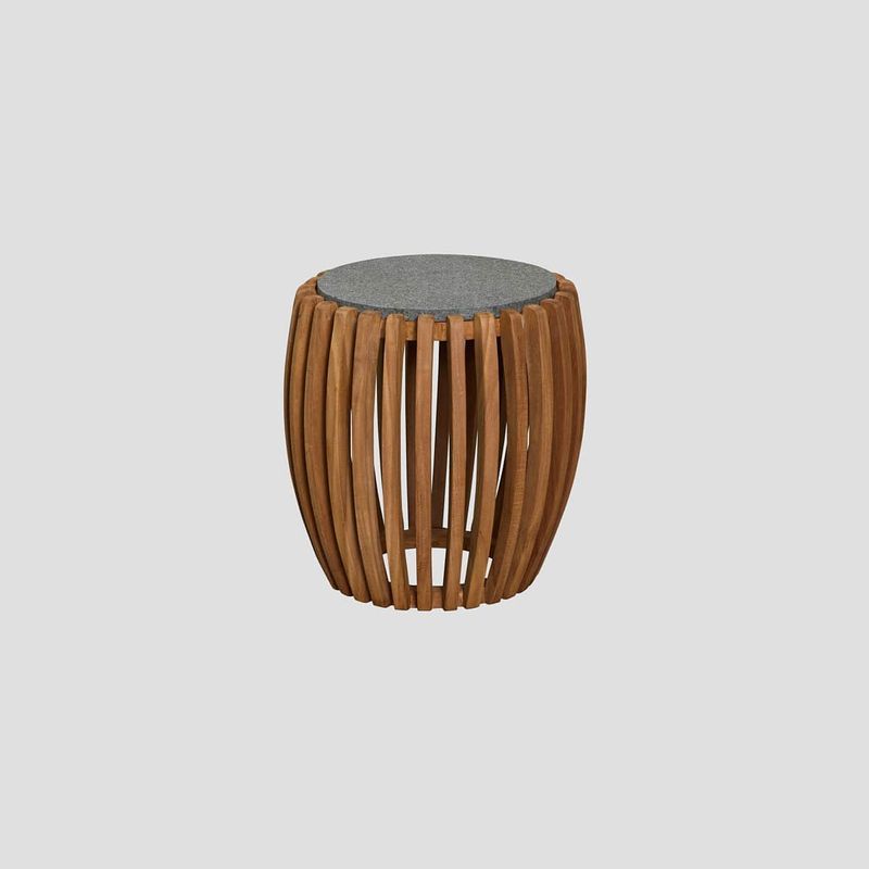 Egmont Teak Side Table - 43Cm