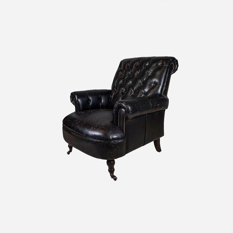 Ellington Leather Chair | Black
