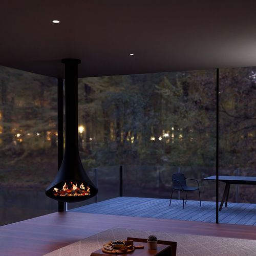 Visionline Emberglow Cove suspended Electric fire