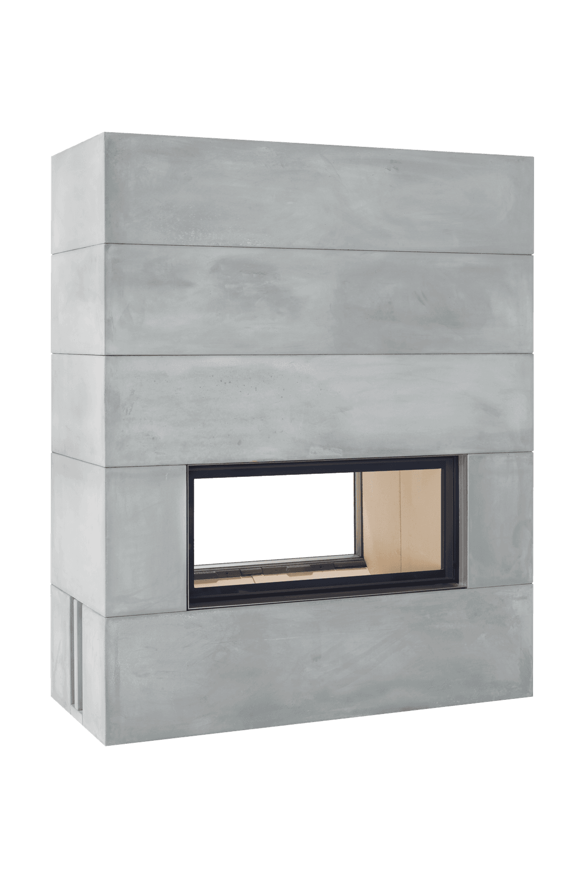 Euro Brunner Tunnel 101/45 Wood Fireplace