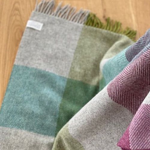 NZ Wool Throw - Harland Heather | 100% Pure Wool