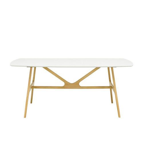 FILA Dining Table 1.8M - Natural & White