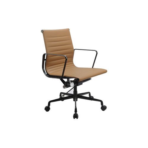 DAKIN Low Back Office Chair - Tan & Black