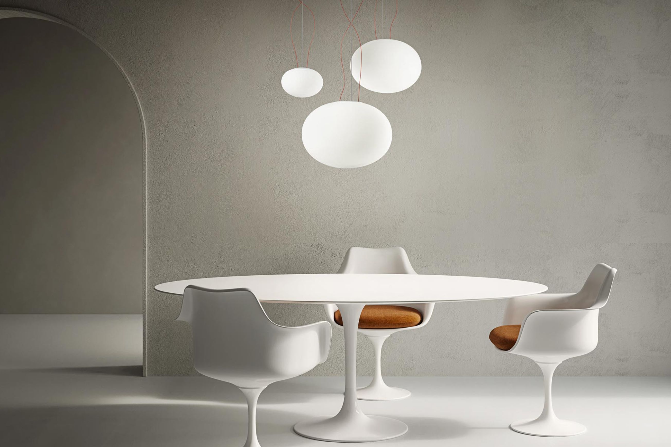 Gilbert Suspension and Floor Lamp