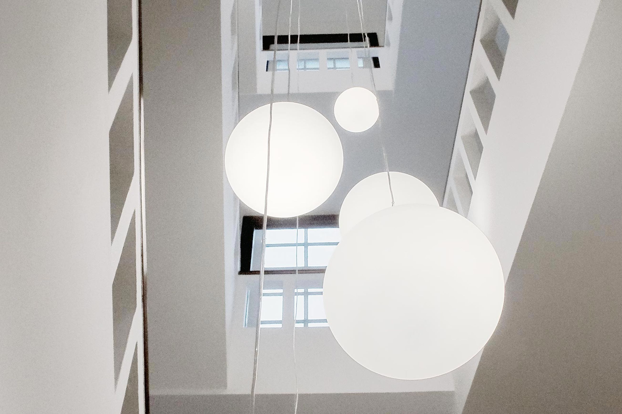 Gilbert Suspension and Floor Lamp