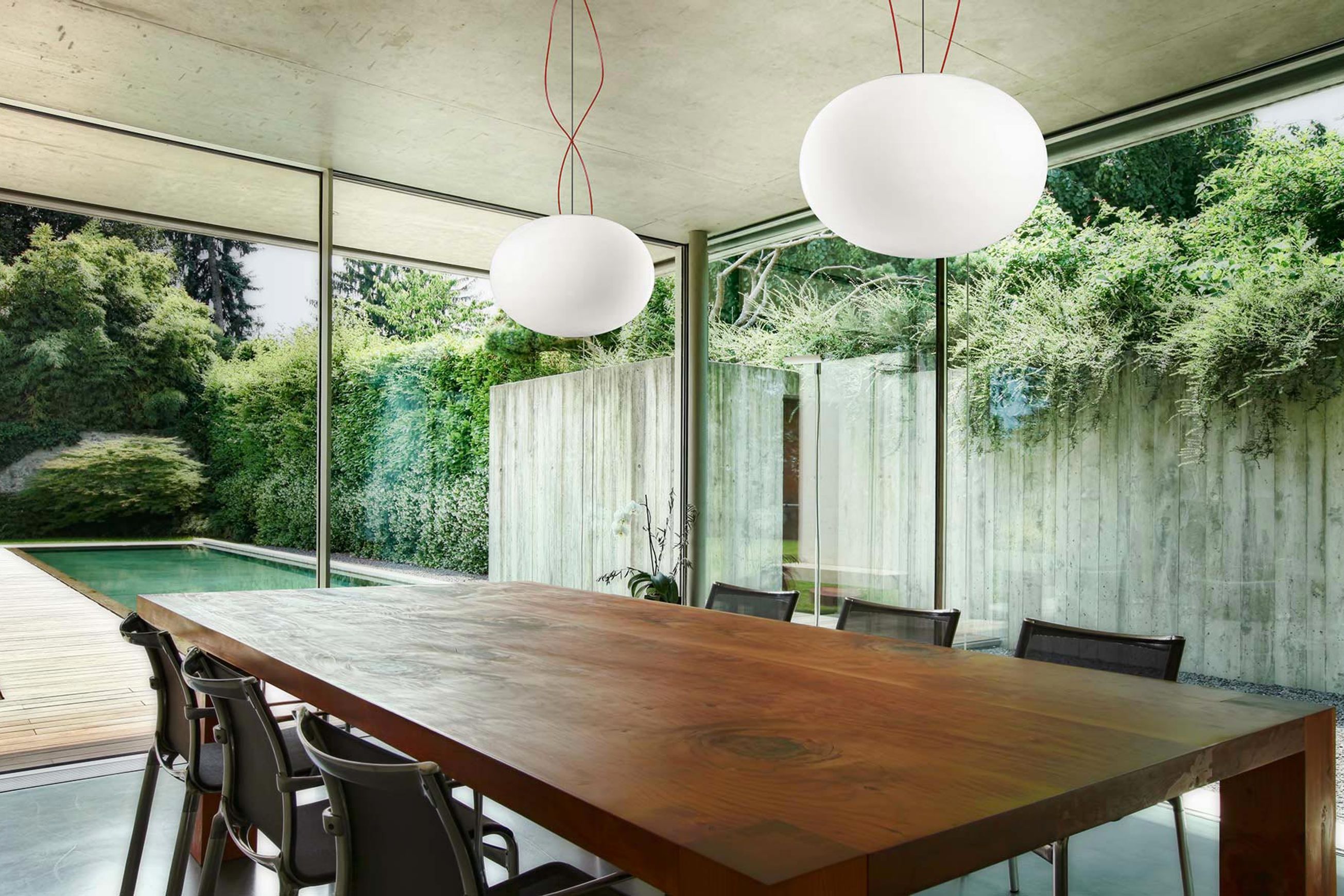 Gilbert Suspension and Floor Lamp